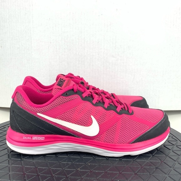 Nike Other - Nike Kids Youth Size 6.5 Shoes Pink Mesh Sneakers Dual Fusion Run 3 Womens 9